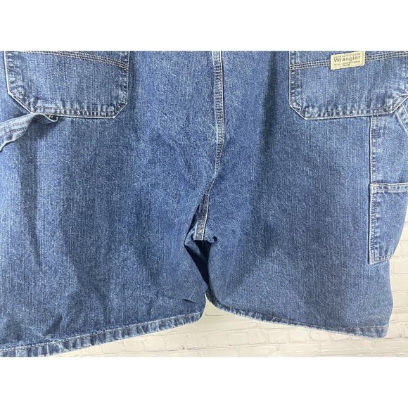 Wrangler Medium Wash High Rise Blue Jean Denim Carpenter Shorts Men’s (46 x 10) - Picture 7 of 10